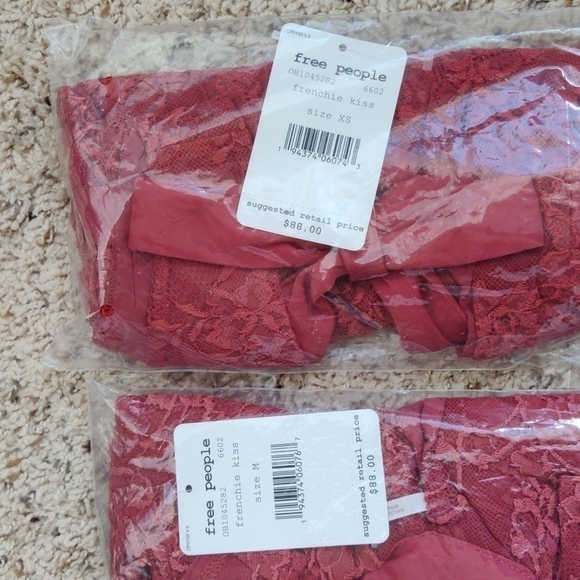 NEW $88 Free People Chante Lace Tie Tank Top - Picture 14 of 16